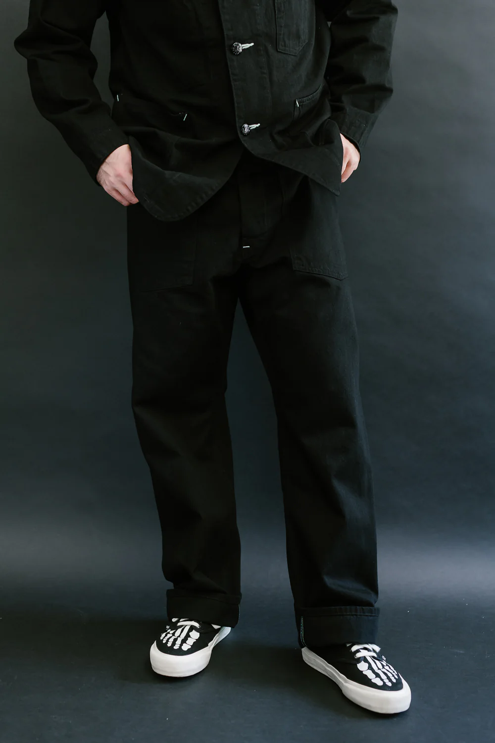 1301-FTC - Army Pants Flat Twill - Charcoal - Image 17