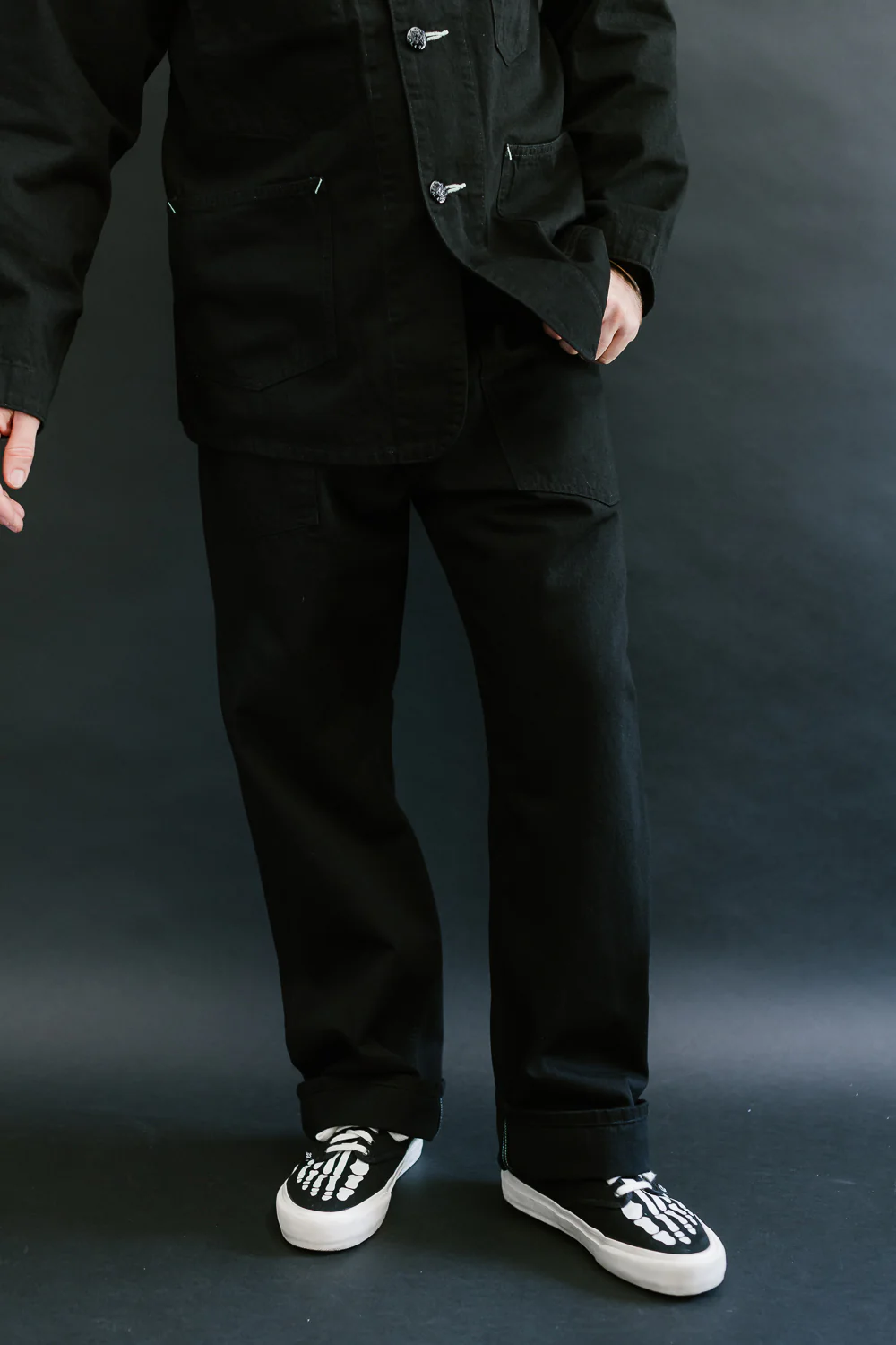 1301-FTC - Army Pants Flat Twill - Charcoal - Image 18