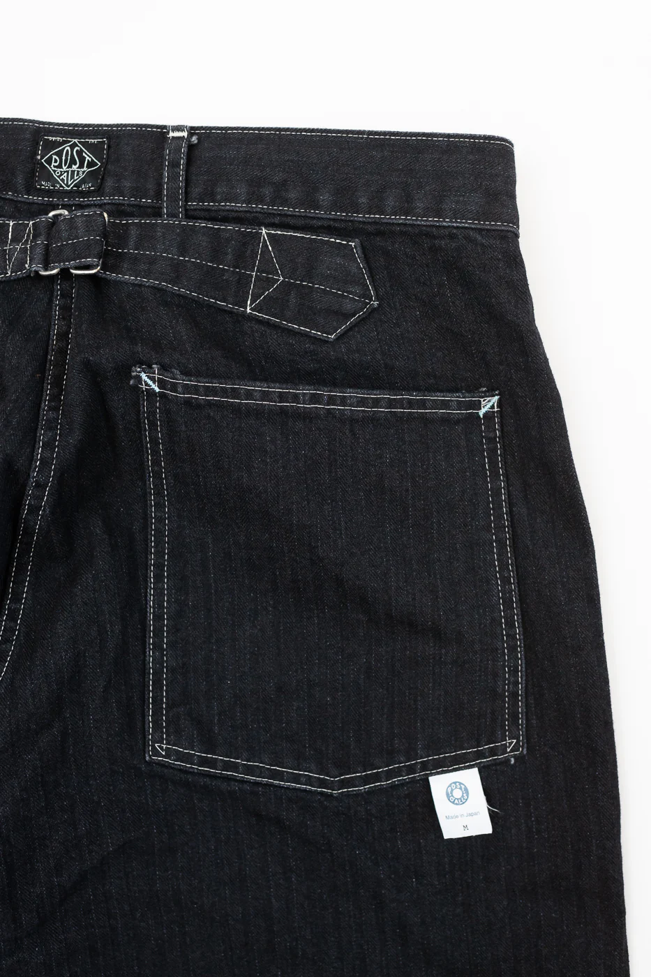 1301-HBB - Army Pants Herringbone Denim - Black - Image 2