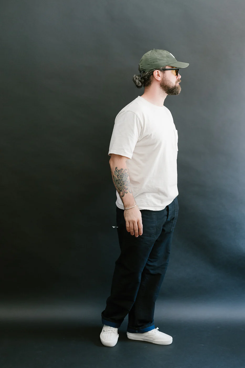 1301-MBI - Army Pants Moleskin - Black Indigo - Image 12