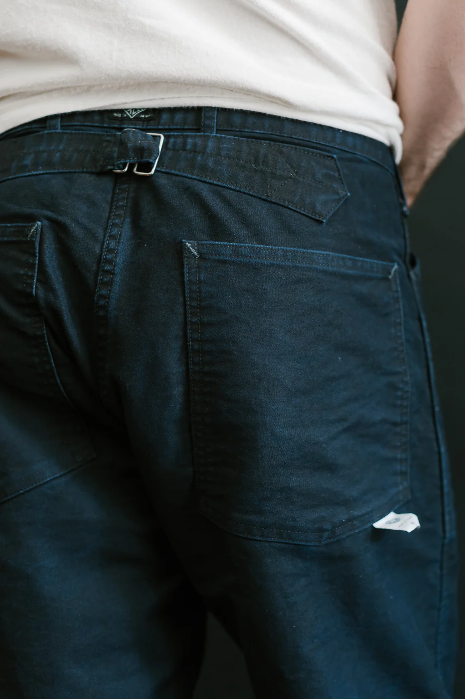 1301-MBI - Army Pants Moleskin - Black Indigo - Image 24