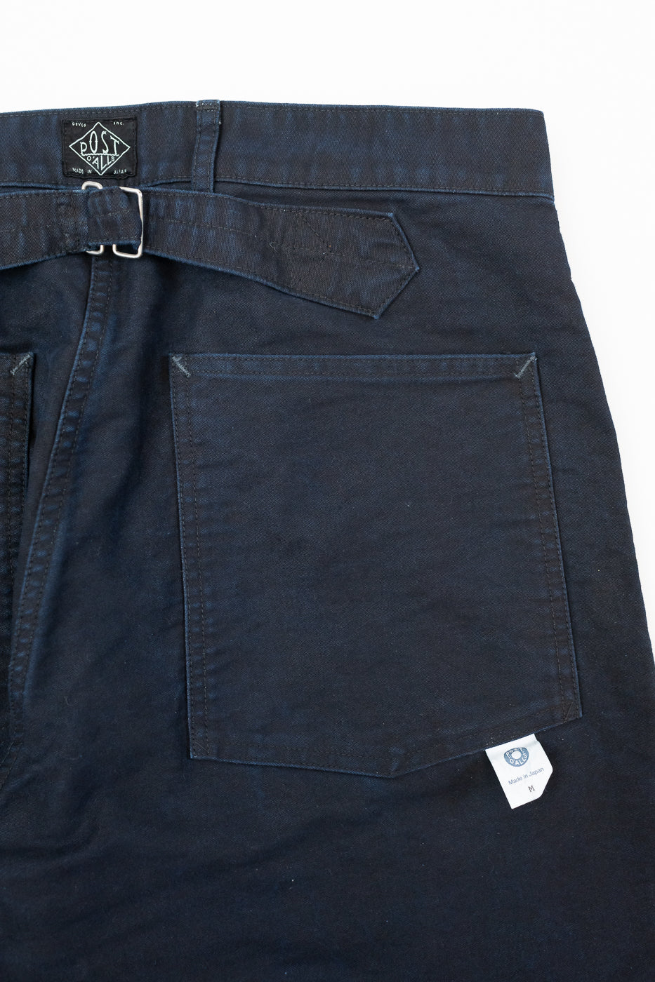 1301-MBI - Army Pants Moleskin - Black Indigo - Image 4