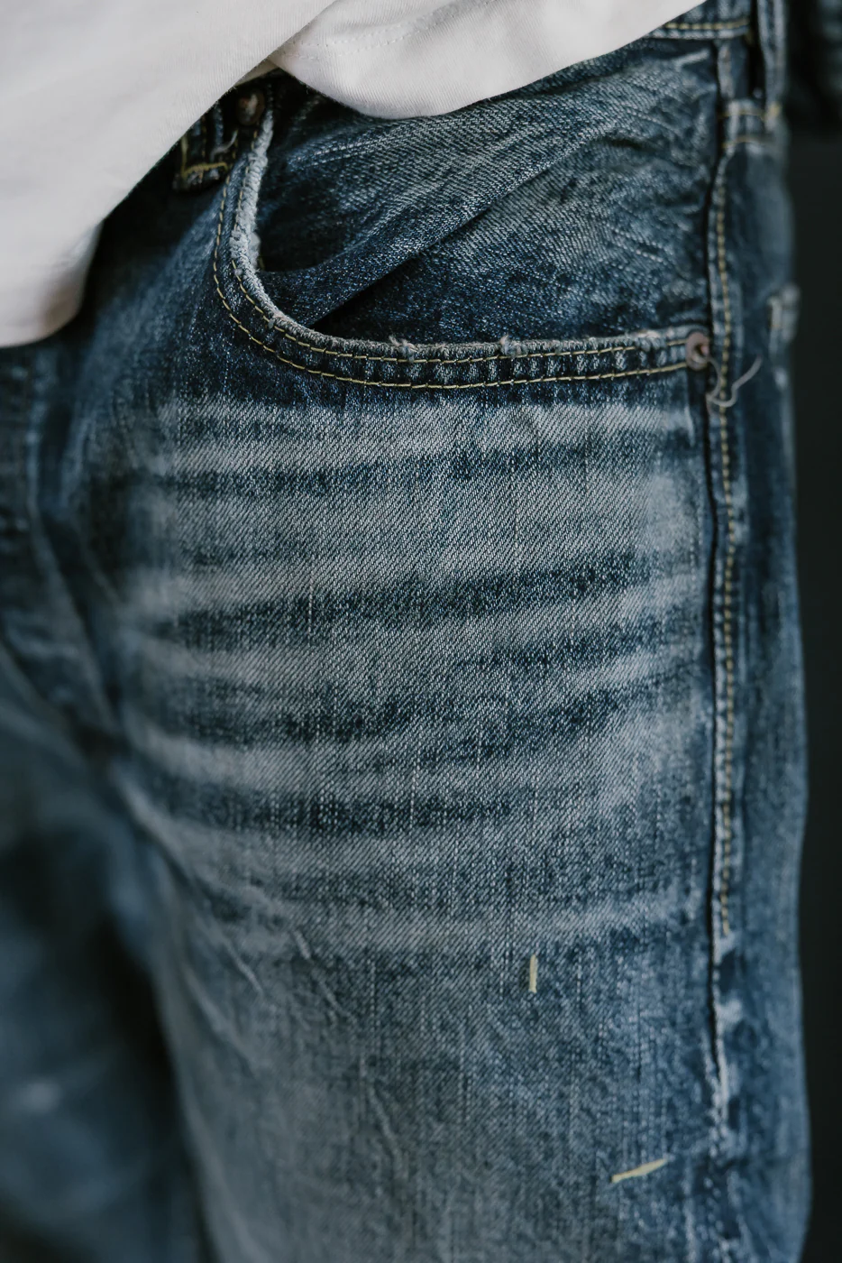 1353-S0105 - 13.7oz "More Than Just Fear" Selvedge Jeans - Wide Straight - Image 19
