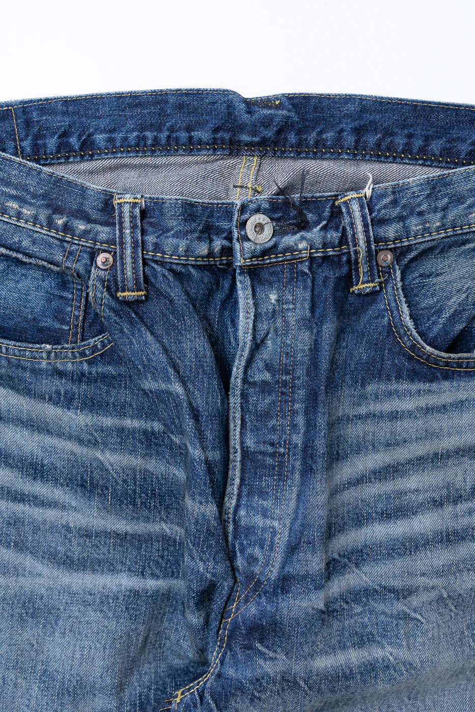 1353-S0105 - 13.7oz "More Than Just Fear" Selvedge Jeans - Wide Straight - Image 3