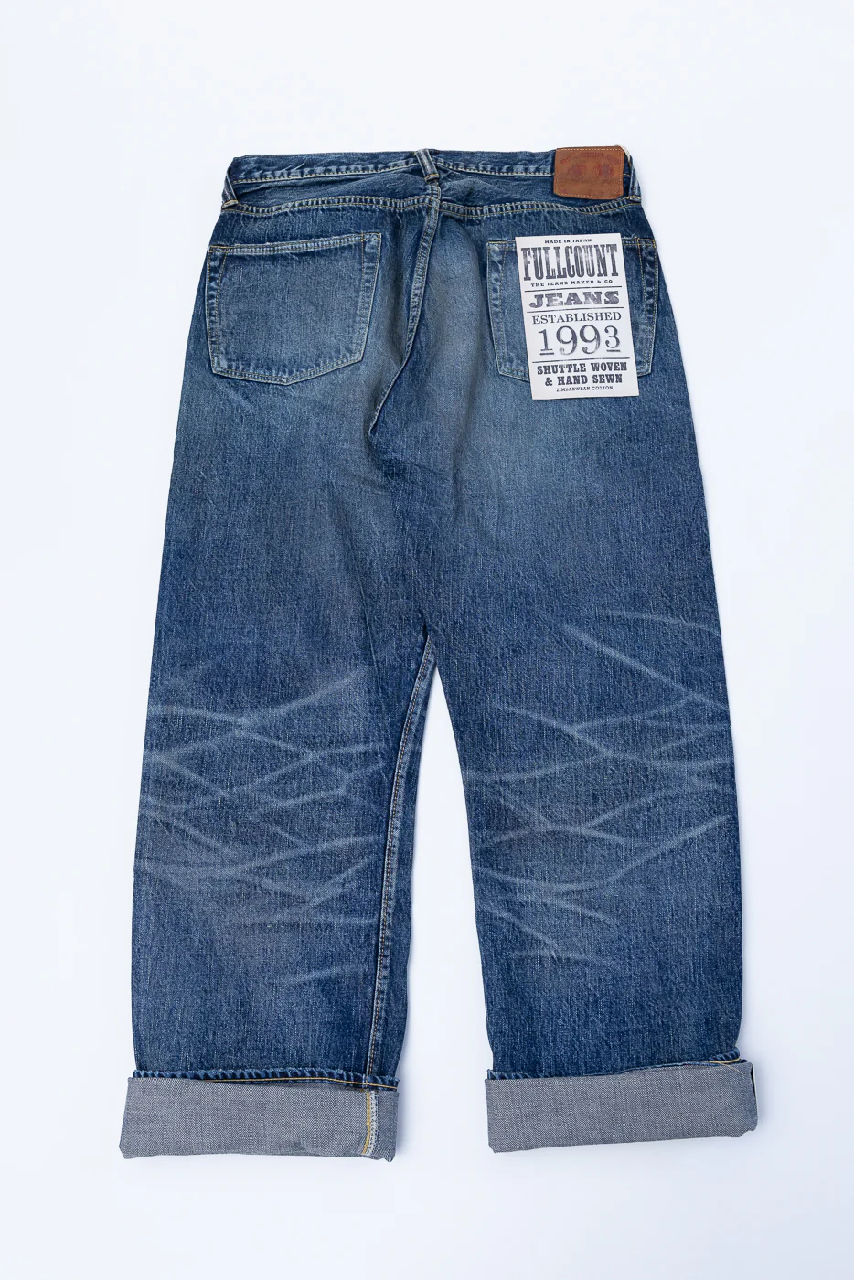 1353-S0105 - 13.7oz "More Than Just Fear" Selvedge Jeans - Wide Straight - Image 6