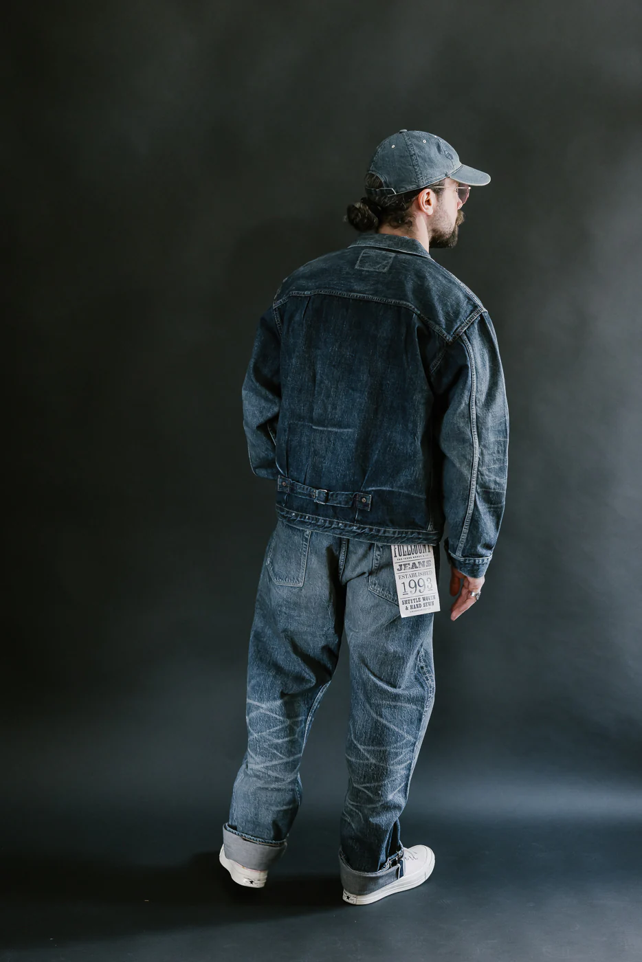 1353-S0105 - 13.7oz "More Than Just Fear" Selvedge Jeans - Wide Straight - Image 9