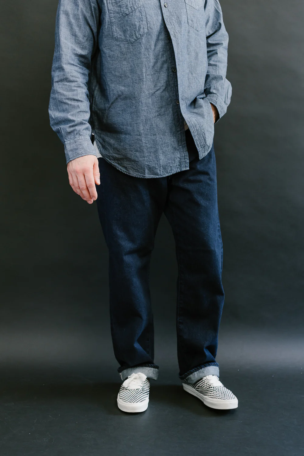 1382-12DW - No. 1 Five Pocket Selvedge Denim - Indigo - Image 17