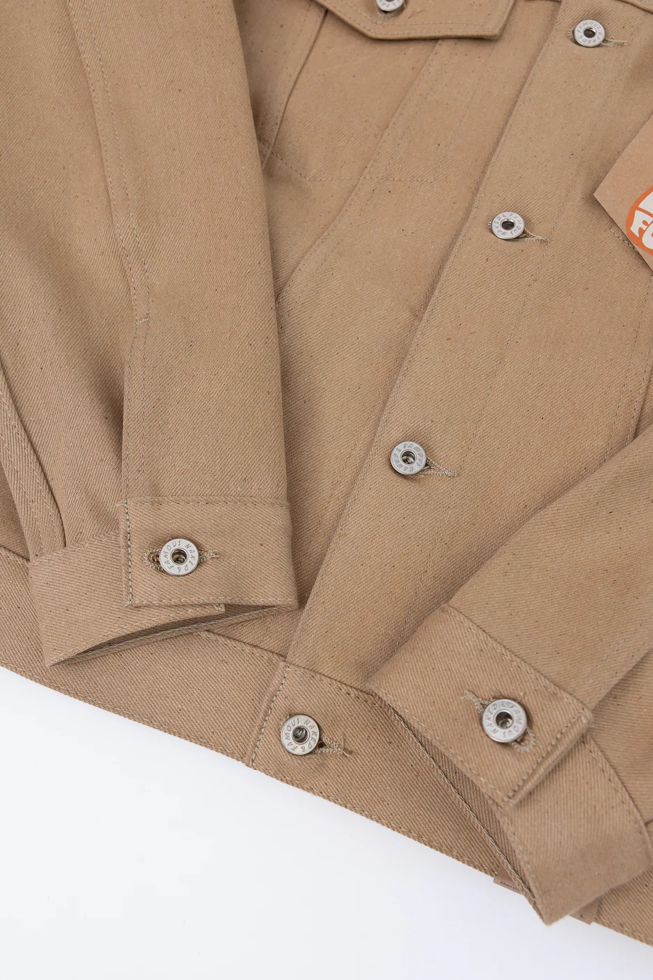 13oz - Brown Fox Selvedge - Denim Jacket - Image 4