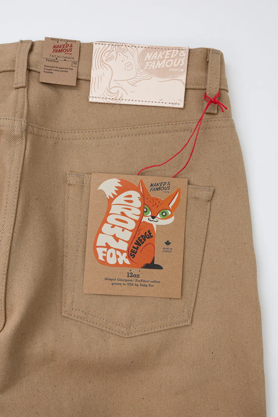13oz - Brown Fox Selvedge - Easy Guy - Image 2