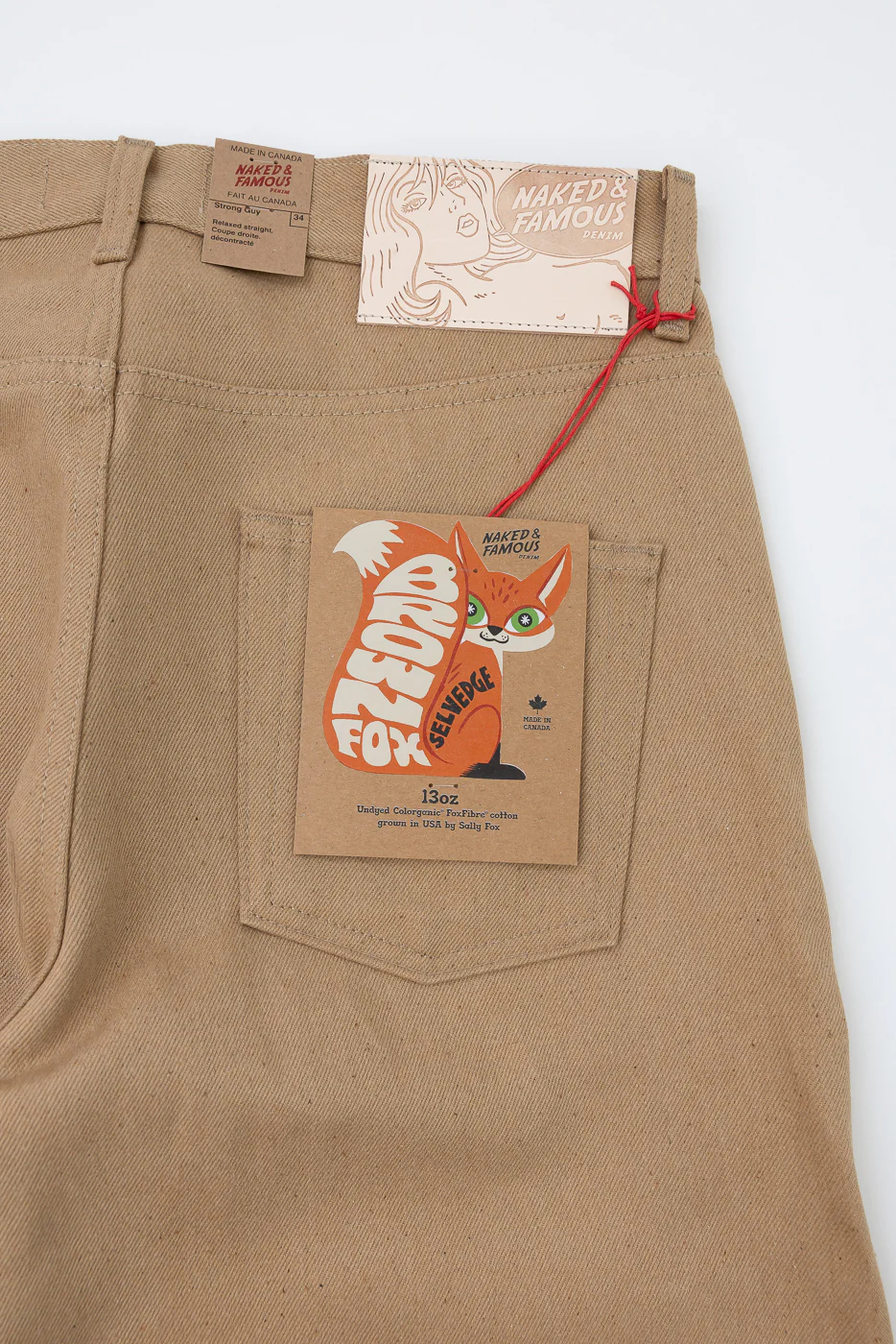 13oz - Brown Fox Selvedge - Strong Guy - Image 2