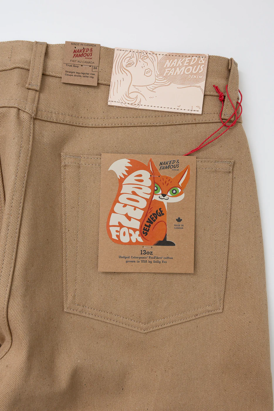 13oz - Brown Fox Selvedge - True Guy - Image 2