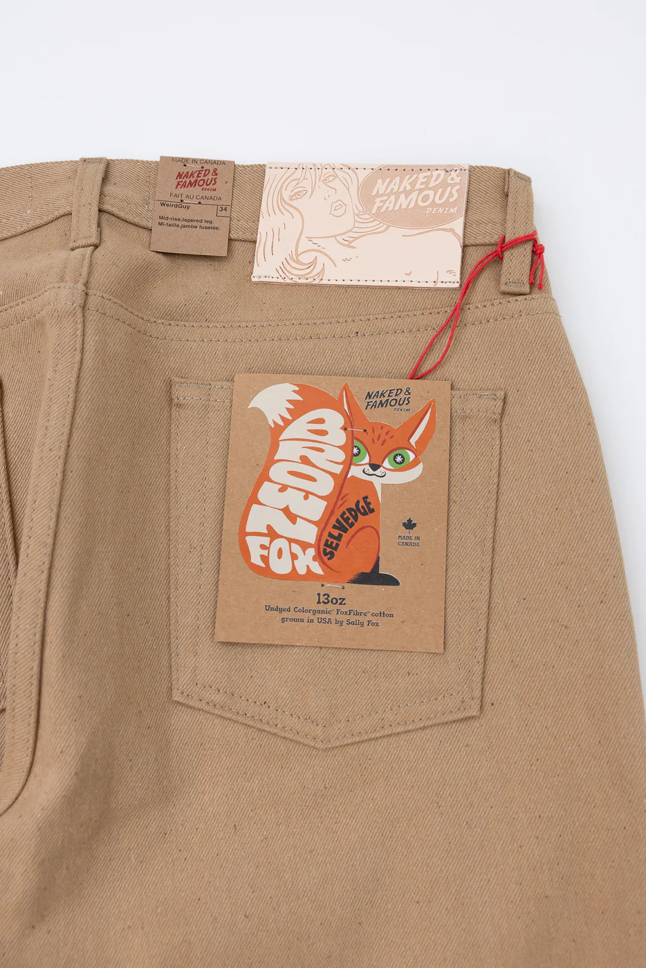 13oz - Brown Fox Selvedge - Weird Guy - Image 2