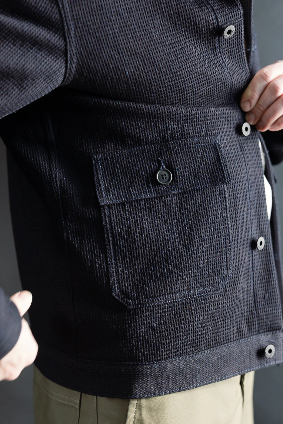 13oz - Ranger Jacket Sashiko - Indigo - Image 21