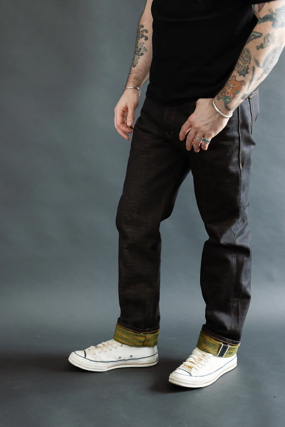 14oz - Citrus Kasuri Selvedge - Weird Guy - Image 12