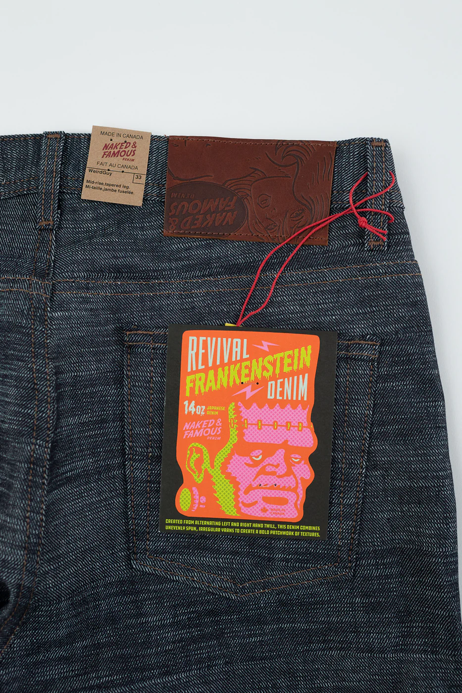 14oz - Revival Frankenstein Denim - Weird Guy - Image 2