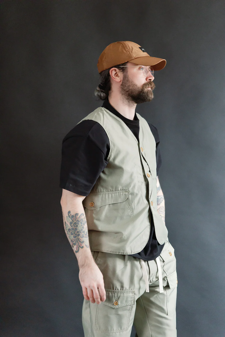 1512-FT - Royal Traveler Vest French Twill - Khaki - Image 11