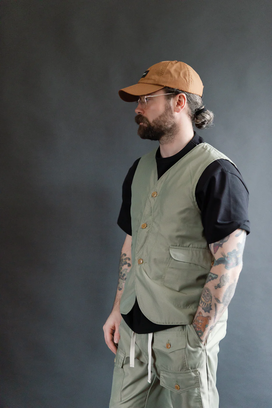 1512-FT - Royal Traveler Vest French Twill - Khaki - Image 14