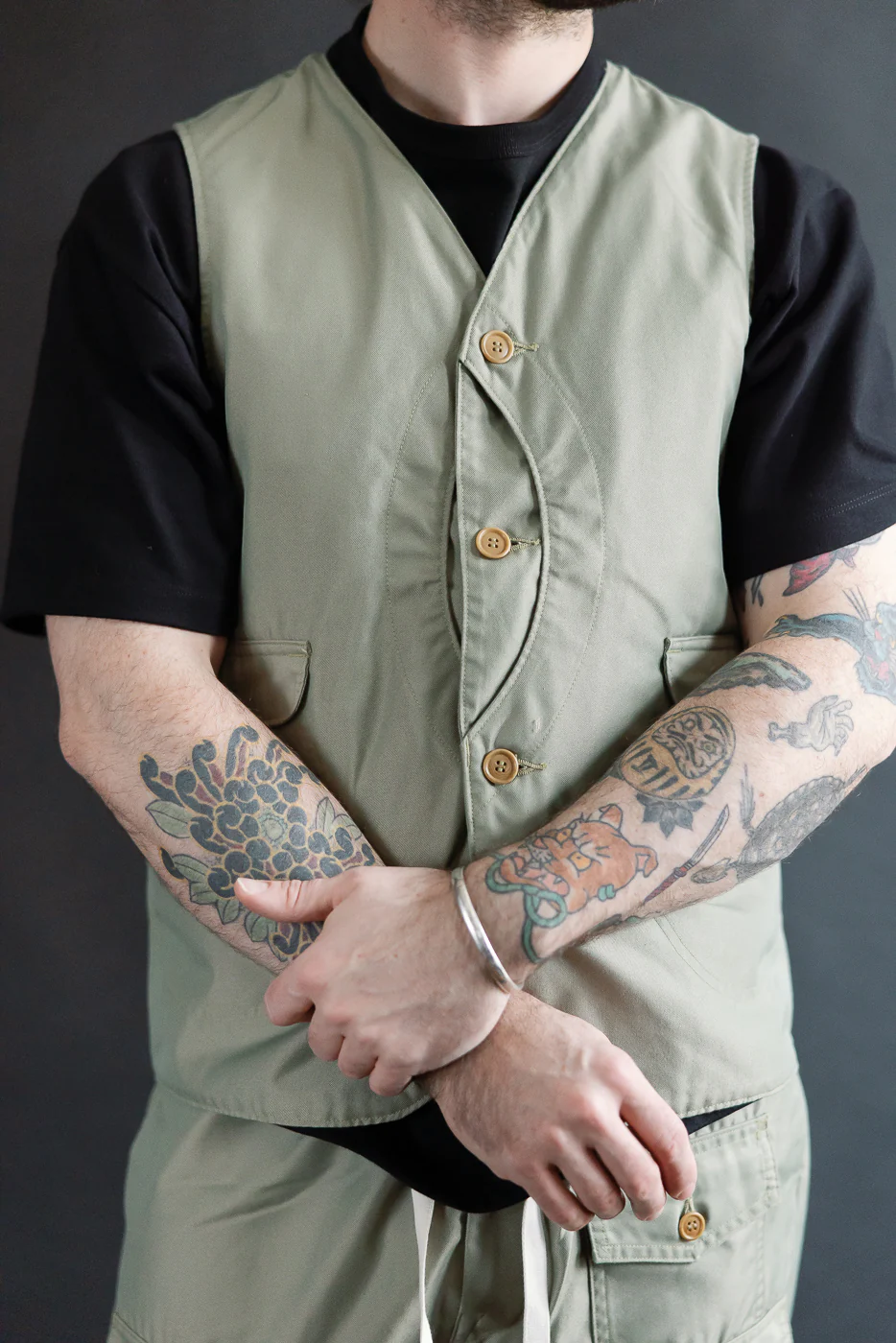 1512-FT - Royal Traveler Vest French Twill - Khaki - Image 16