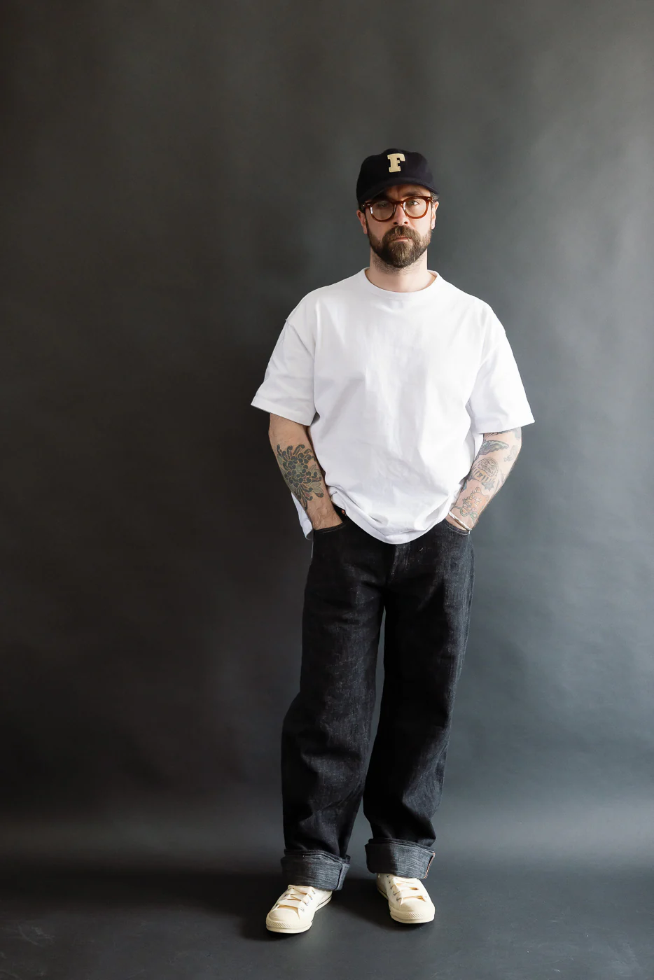 15oz Black Skein Dyed Selvedge Denim - Heritage Straight - Image 7