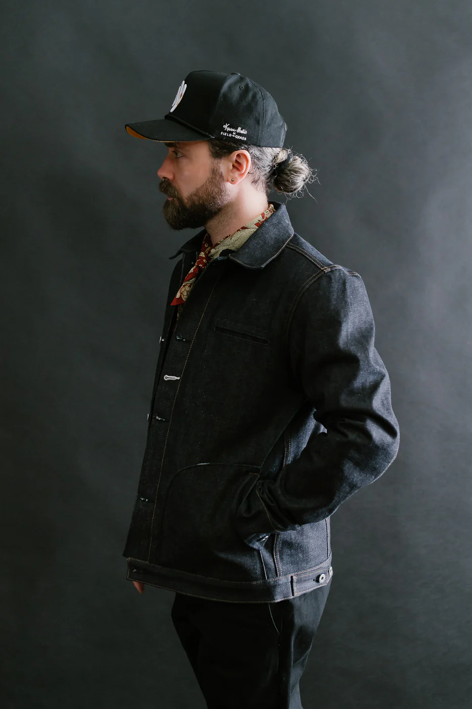 15oz Lined Selvedge Denim Supply Jacket - Indigo - Image 16