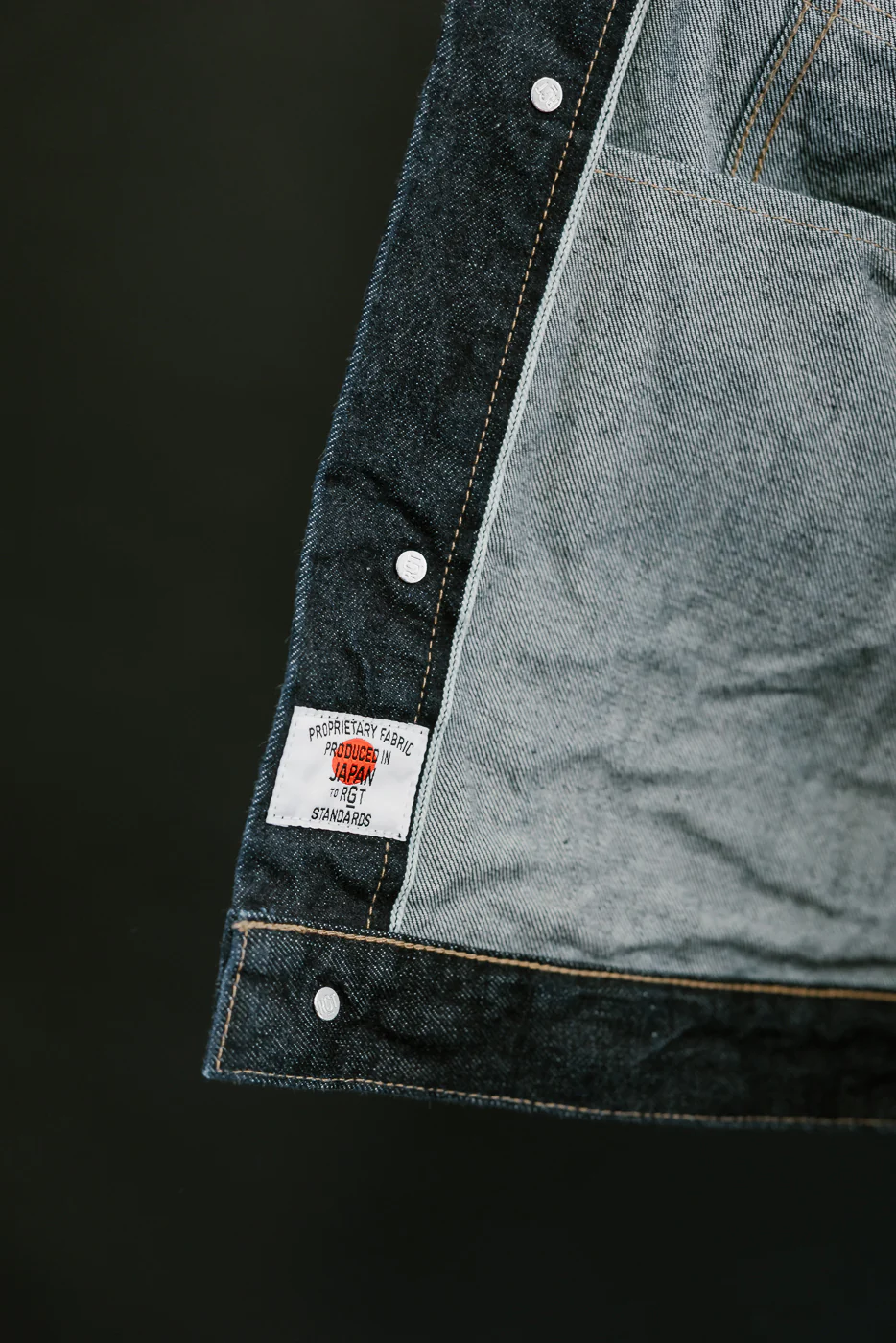 15oz - Rinsed Indigo Selvedge Denim - Cruiser Jacket - Image 19