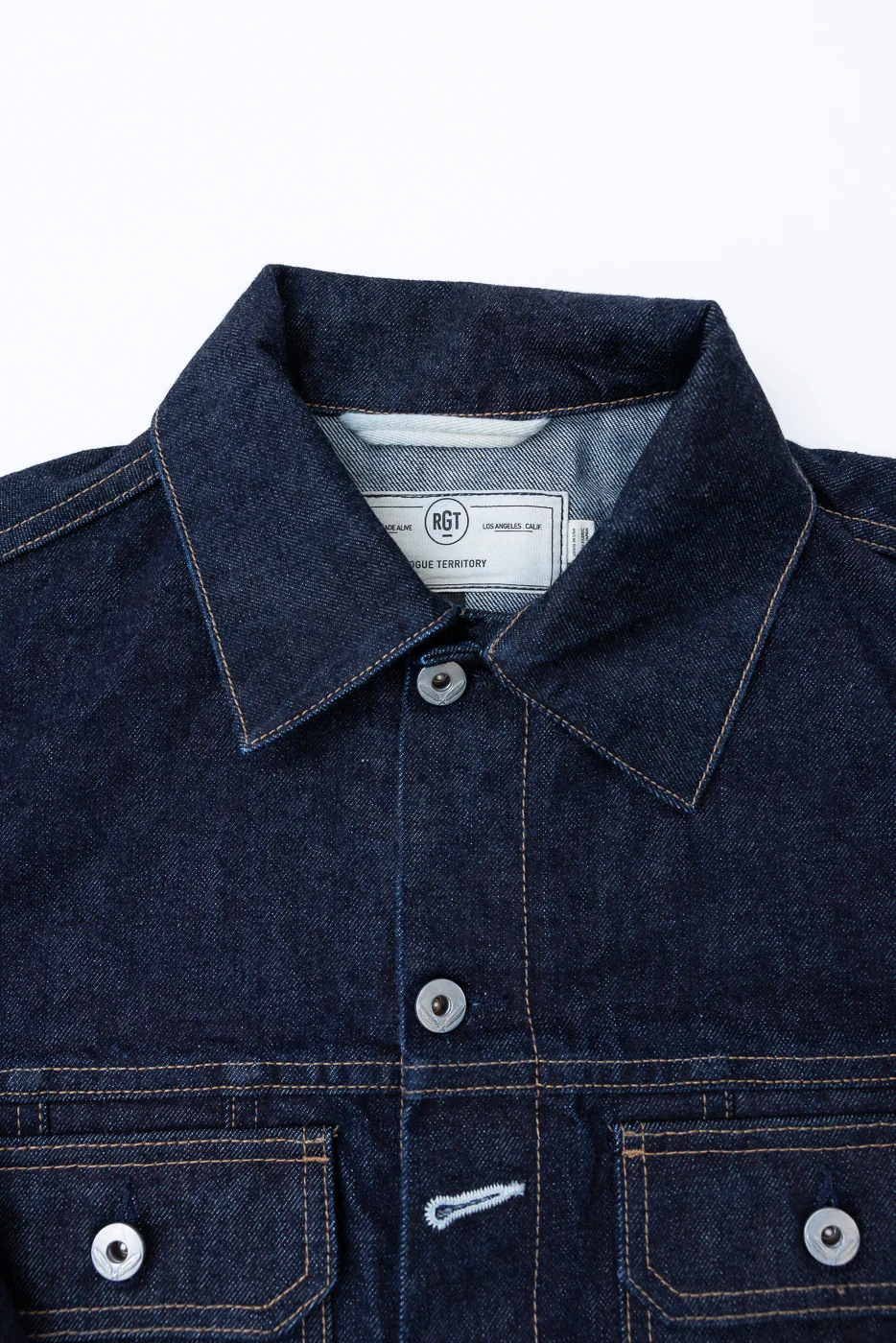 15oz - Rinsed Indigo Selvedge Denim - Cruiser Jacket - Image 2