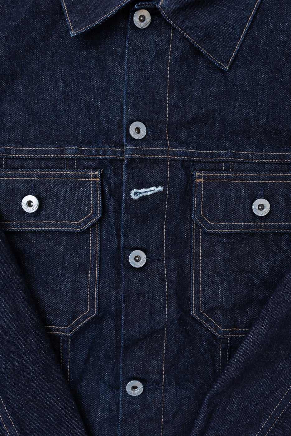 15oz - Rinsed Indigo Selvedge Denim - Cruiser Jacket - Image 3