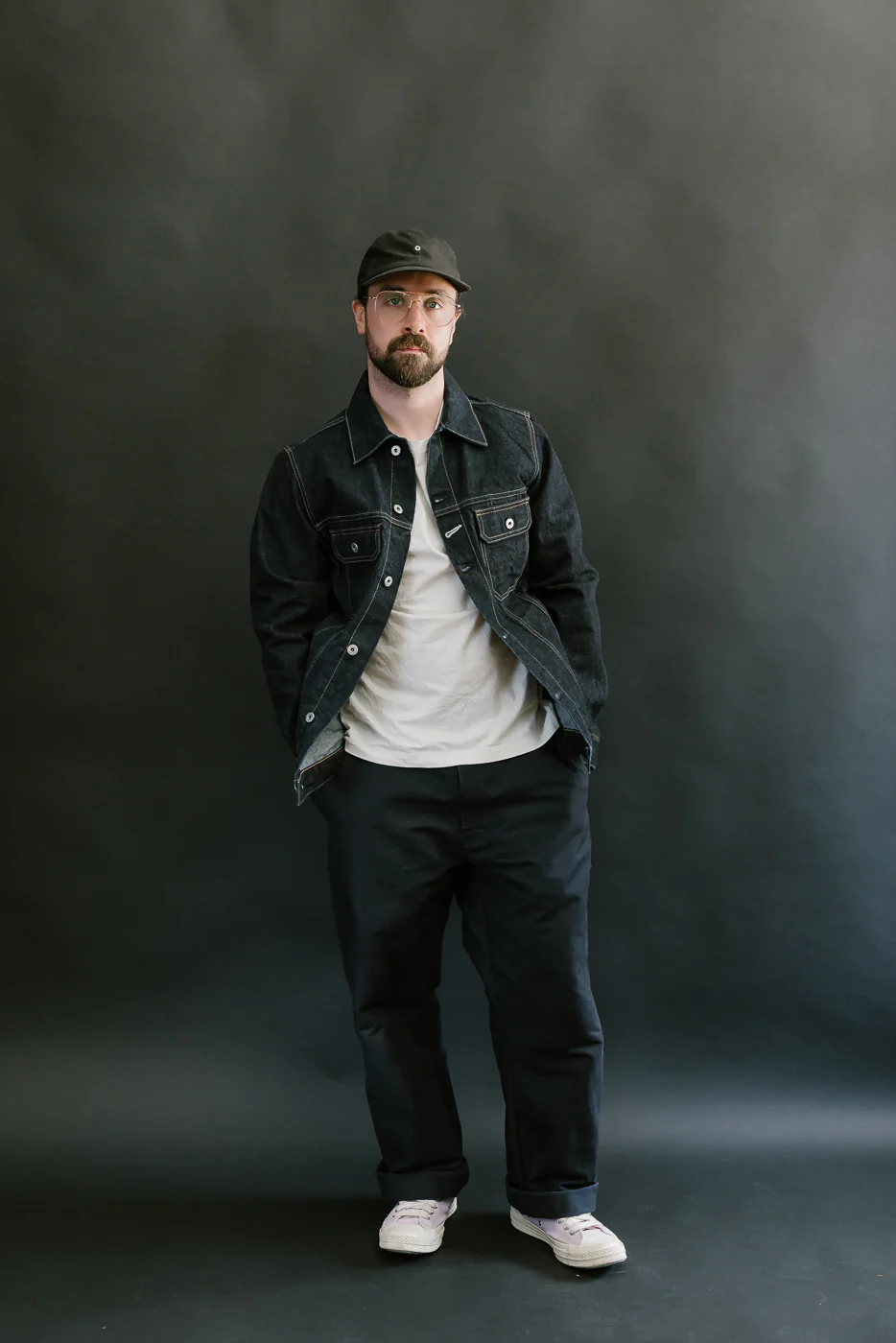 15oz - Rinsed Indigo Selvedge Denim - Cruiser Jacket - Image 6