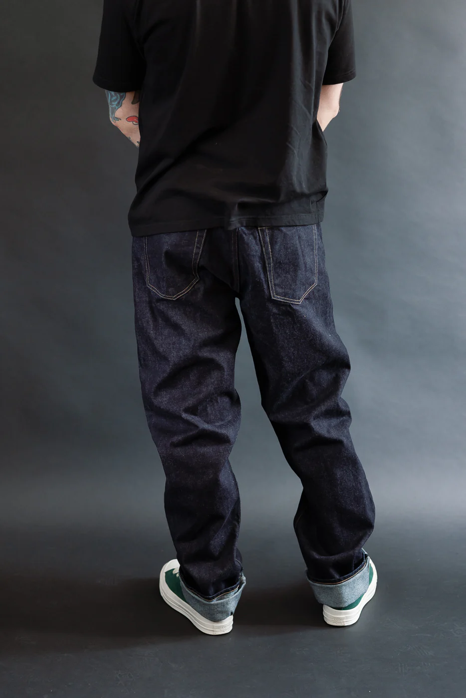 15oz - Rinsed Selvedge Strider Pant - Indigo - Image 13