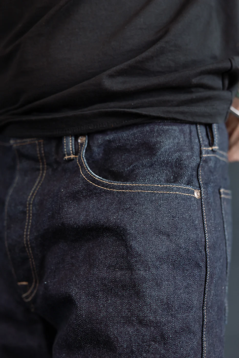15oz - Rinsed Selvedge Strider Pant - Indigo - Image 21