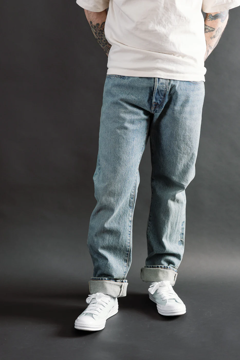 15oz - River Washed Selvedge Stanton Jeans - Indigo - Image 16