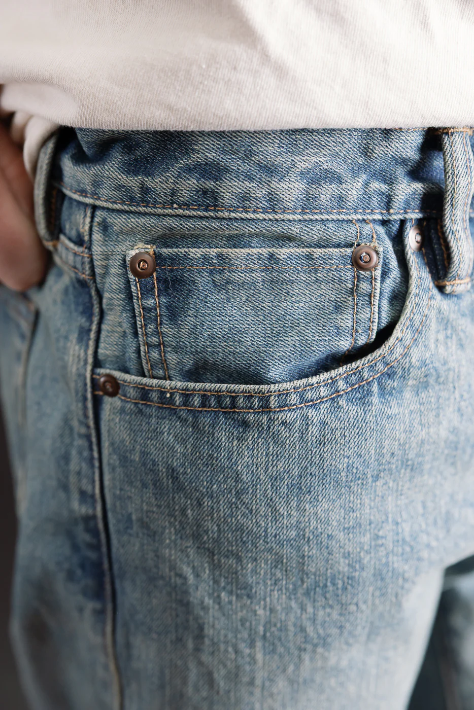 15oz - River Washed Selvedge Stanton Jeans - Indigo - Image 22
