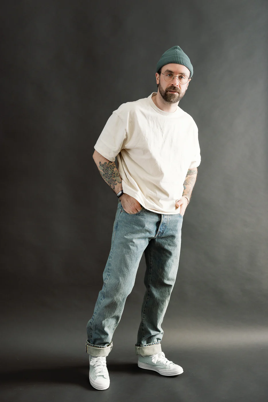 15oz - River Washed Selvedge Stanton Jeans - Indigo - Image 8