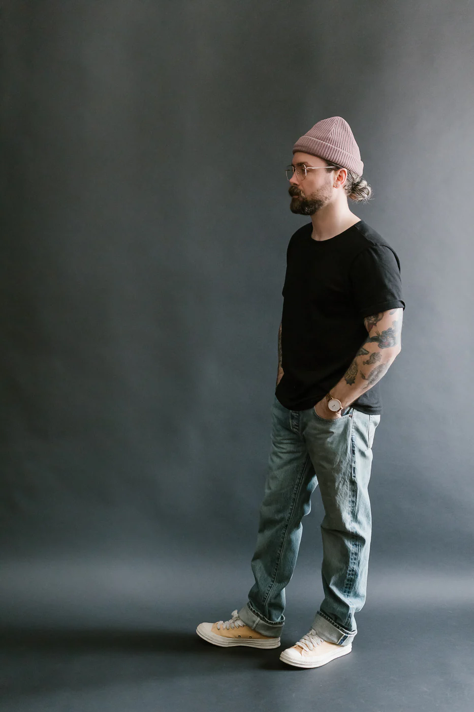 15oz - River Washed Proprietary Selvedge Stanton Pant - Light Indigo - Image 8