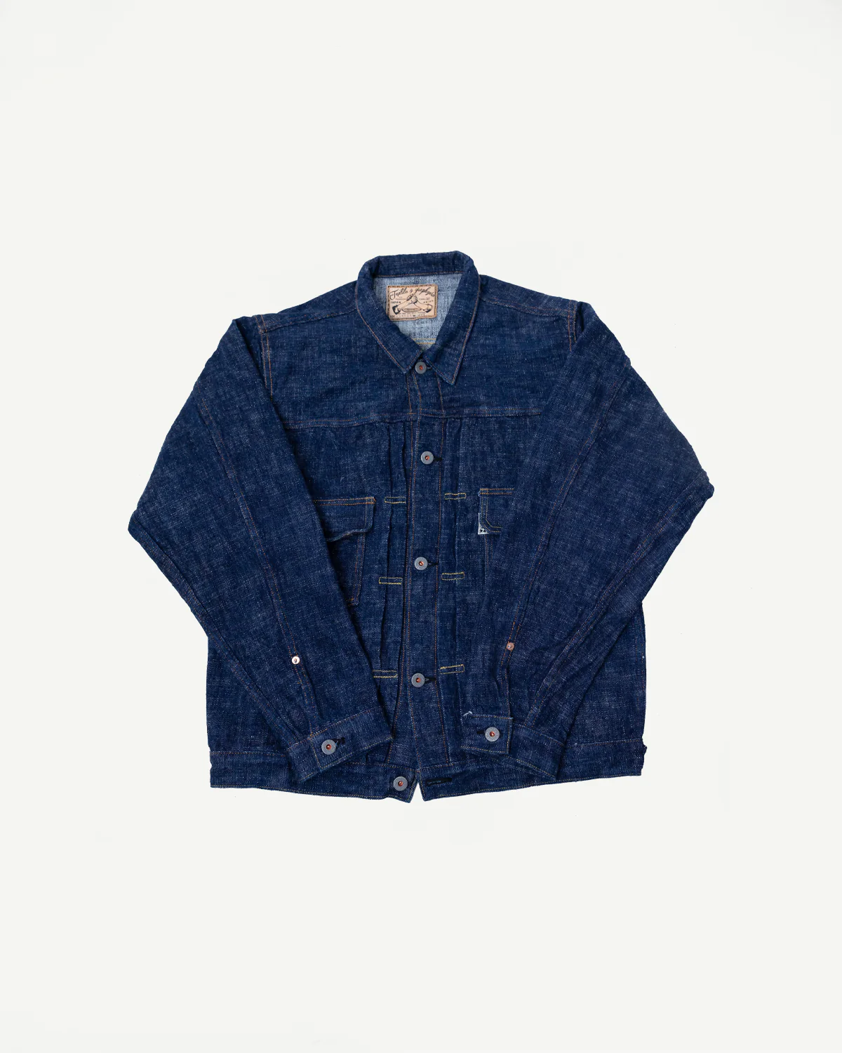 15oz Skein Dyed Slubby Blue Indigo Selvedge - Type II Denim Jacket