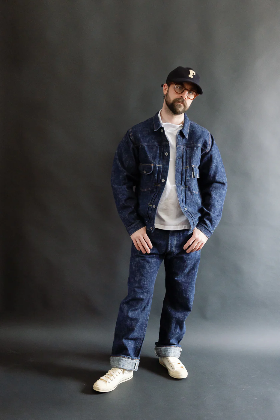 15oz Skein Dyed Slubby Blue Indigo Selvedge - Type II Denim Jacket - Image 7