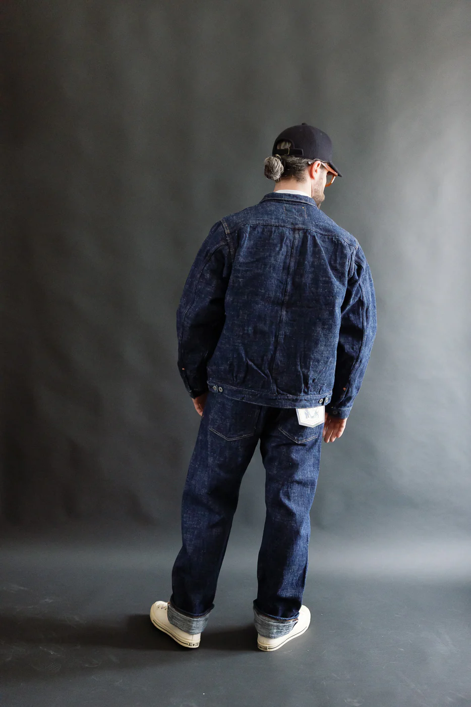 15oz Skein Dyed Slubby Blue Indigo Selvedge - Type II Denim Jacket - Image 9