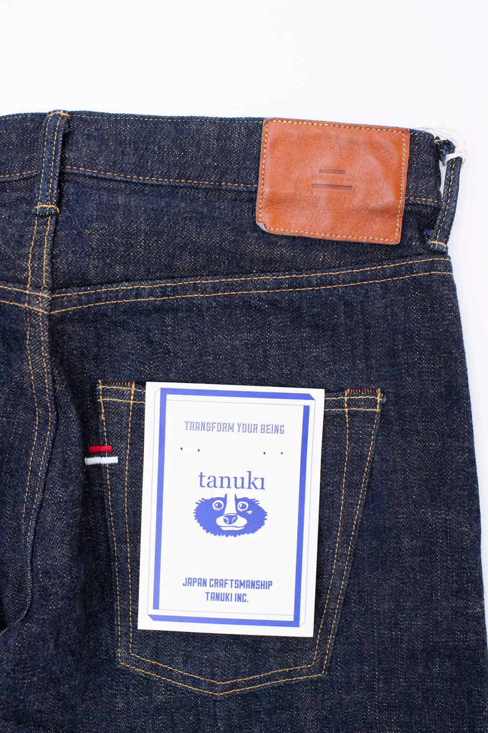 TNK102SA - 15oz SOGA Selvedge Slim Straight Fit - Indigo - Image 3