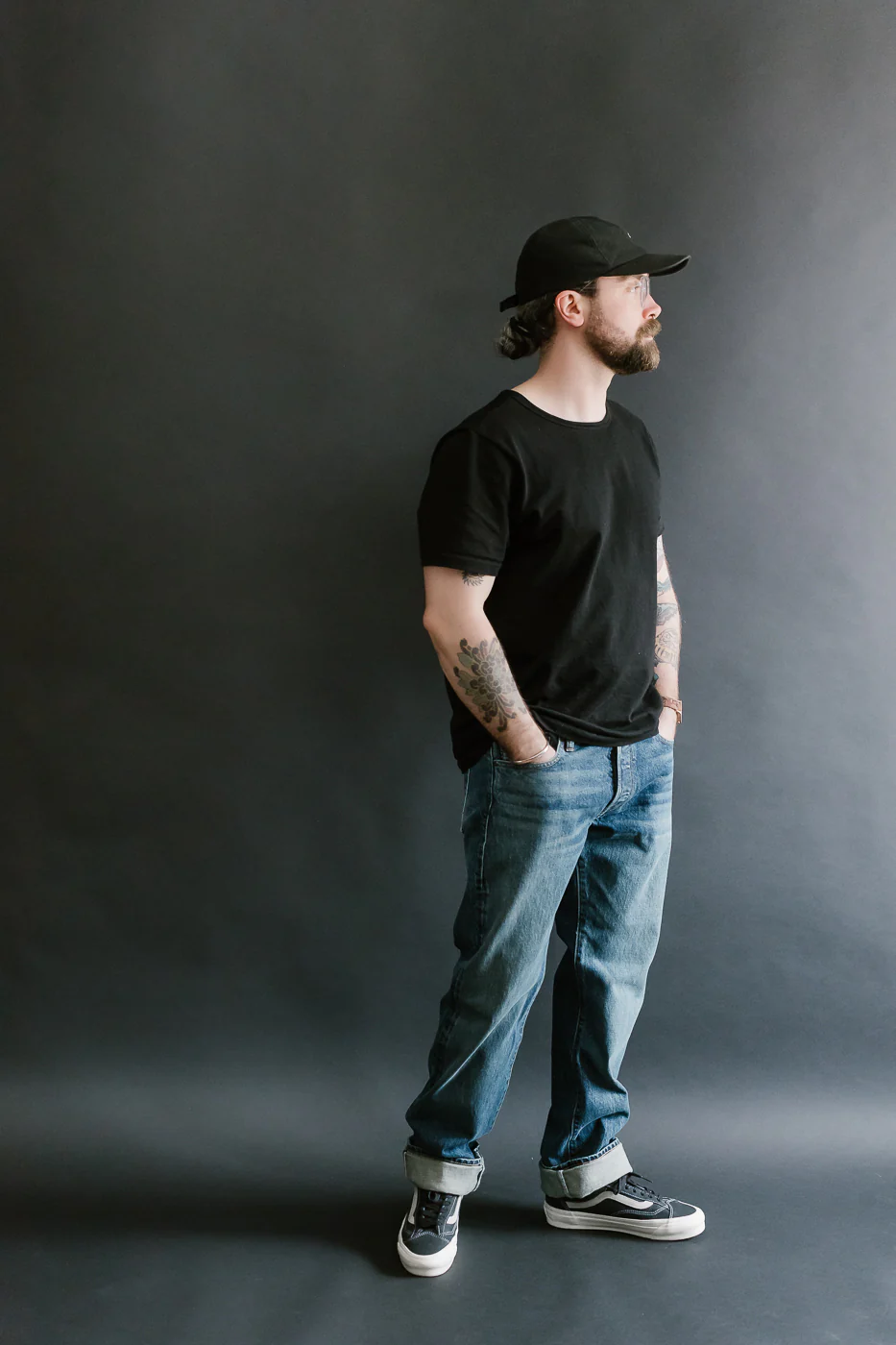 15oz - Vintage Washed Selvedge Stanton Pant - Medium Indigo - Image 8