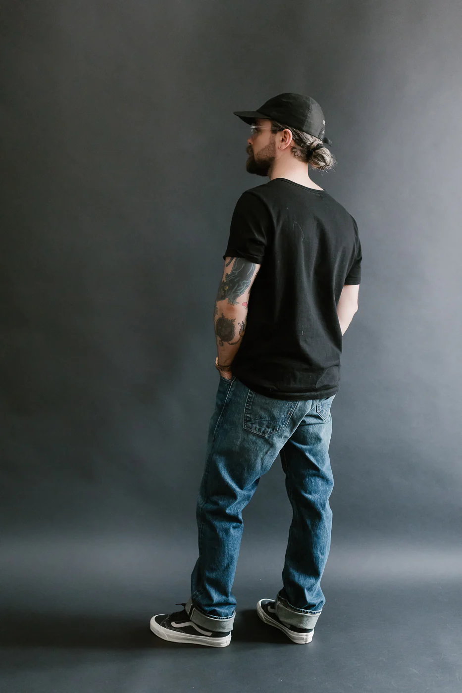 15oz - Vintage Washed Selvedge Stanton Pant - Medium Indigo - Image 9