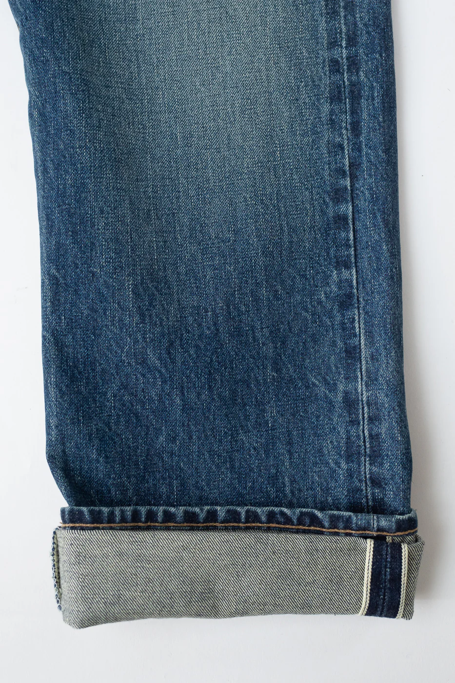15oz - Vintage Washed Selvedge Strider Pant - Medium Indigo - Image 5