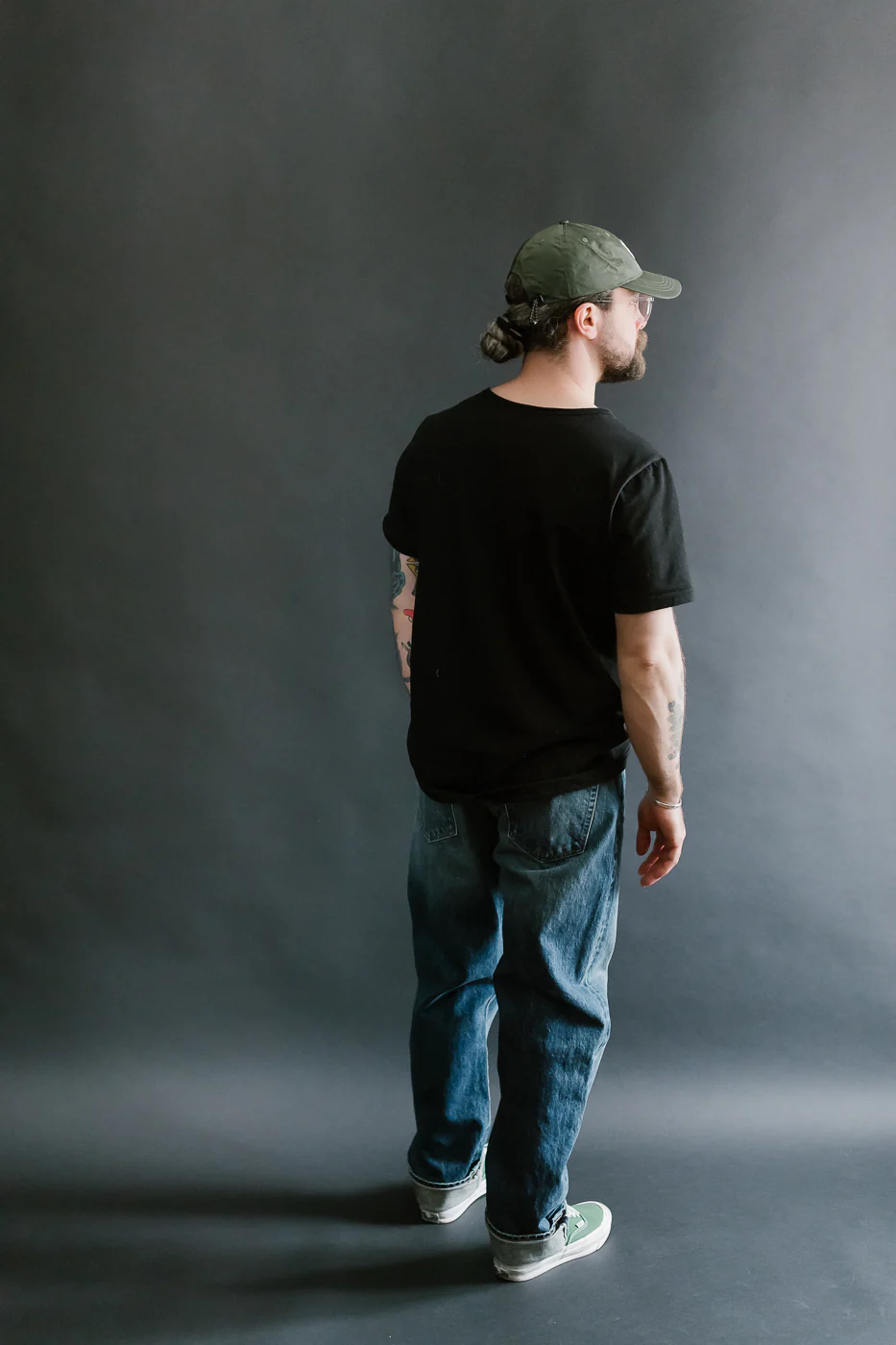 15oz - Vintage Washed Selvedge Strider Pant - Medium Indigo - Image 9