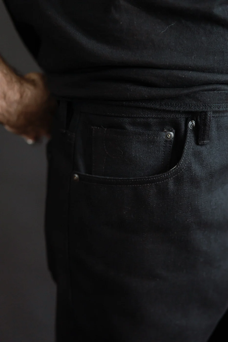 17oz - Relaxed Cryptic Strider Selvedge - Stealth - Image 17