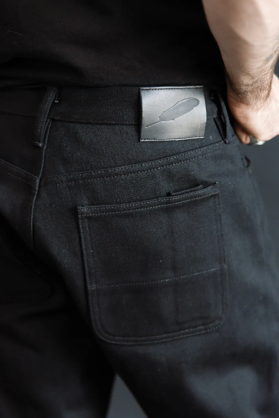 17oz - Relaxed Cryptic Strider Selvedge - Stealth - Image 18