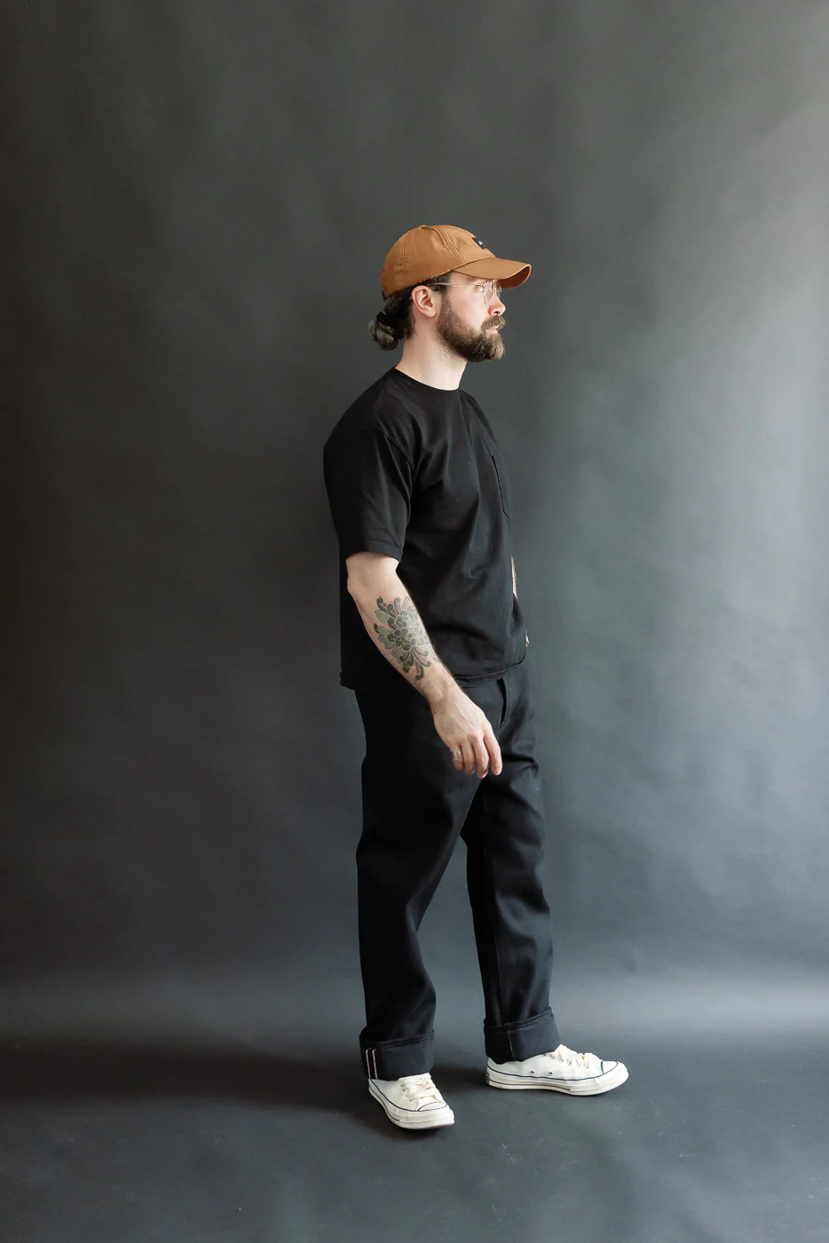 17oz - Relaxed Cryptic Strider Selvedge - Stealth - Image 8