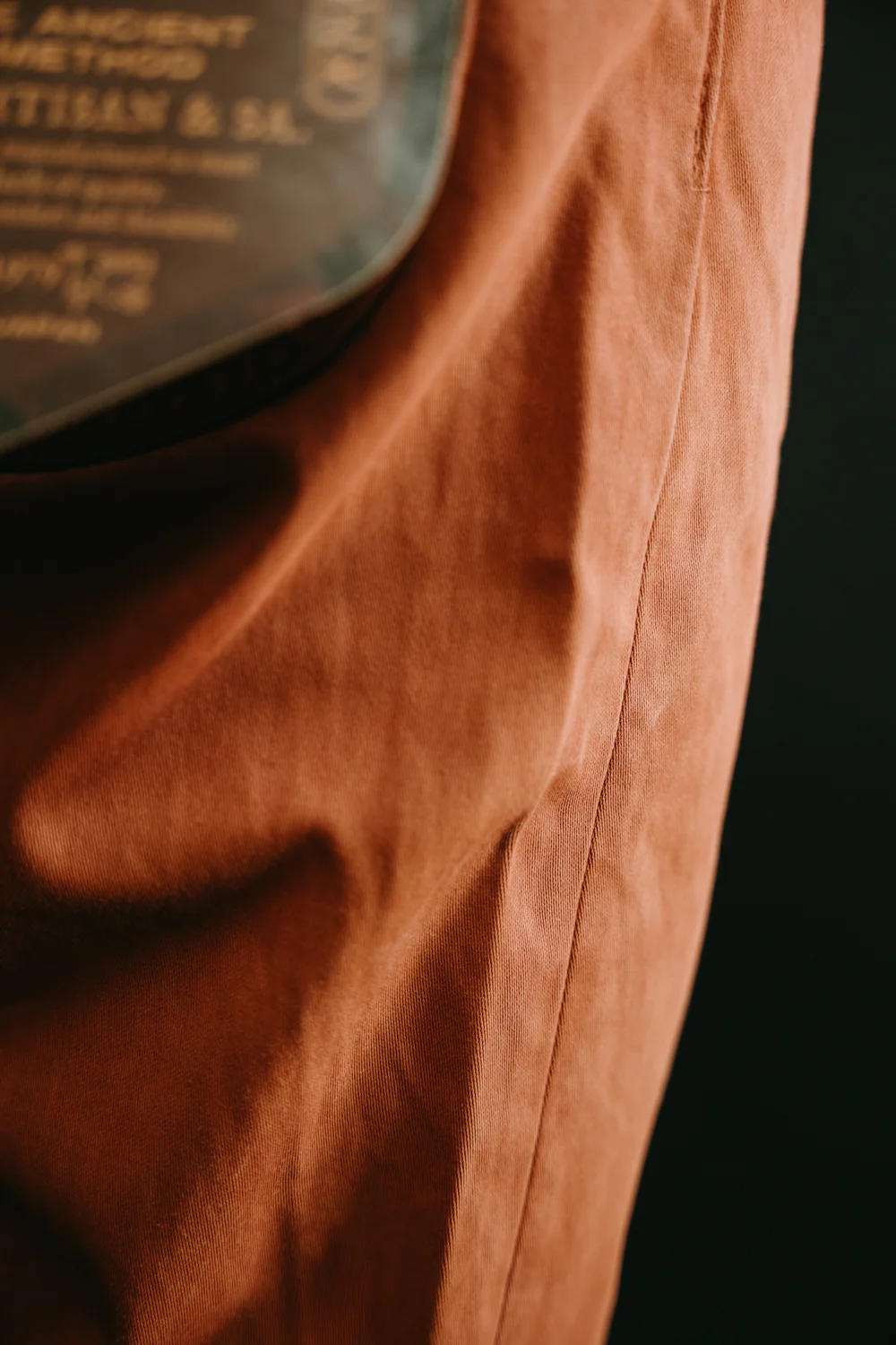 1852S - "Amami Dorozome" Relaxed Tapered Mud Dyed Eastern Jeans - Brown - Image 13