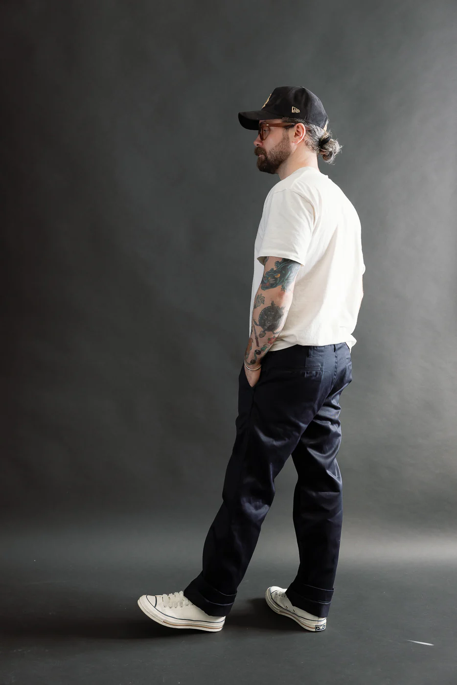 1874 - Chino Trousers - Navy - Image 10