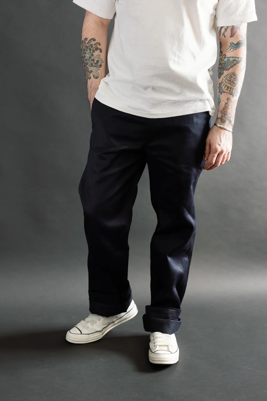 1874 - Chino Trousers - Navy - Image 15