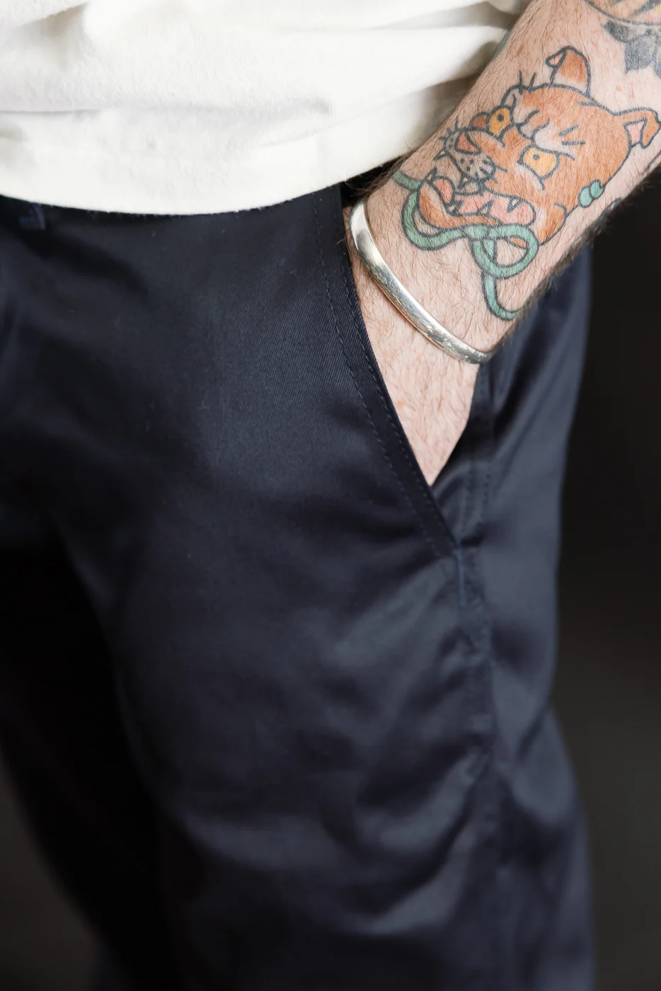 1874 - Chino Trousers - Navy - Image 20
