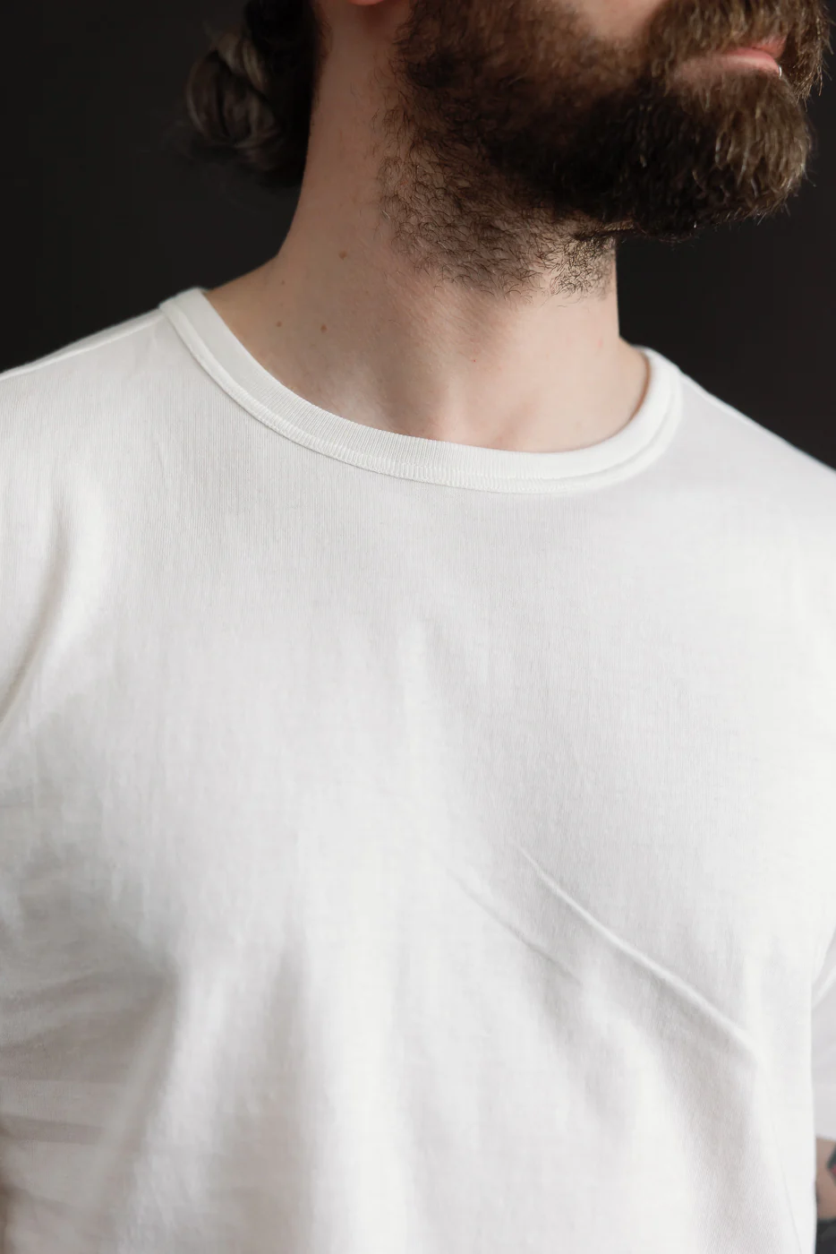 1950s.01 - 4.6oz Loopwheeled T-Shirt Classic Fit - White - Image 15